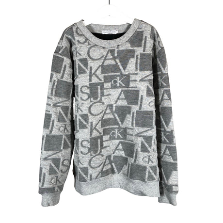 Unisex Calvin Klein Jeans - Collegepaita, koko 146 - 152 - Harmaa ()