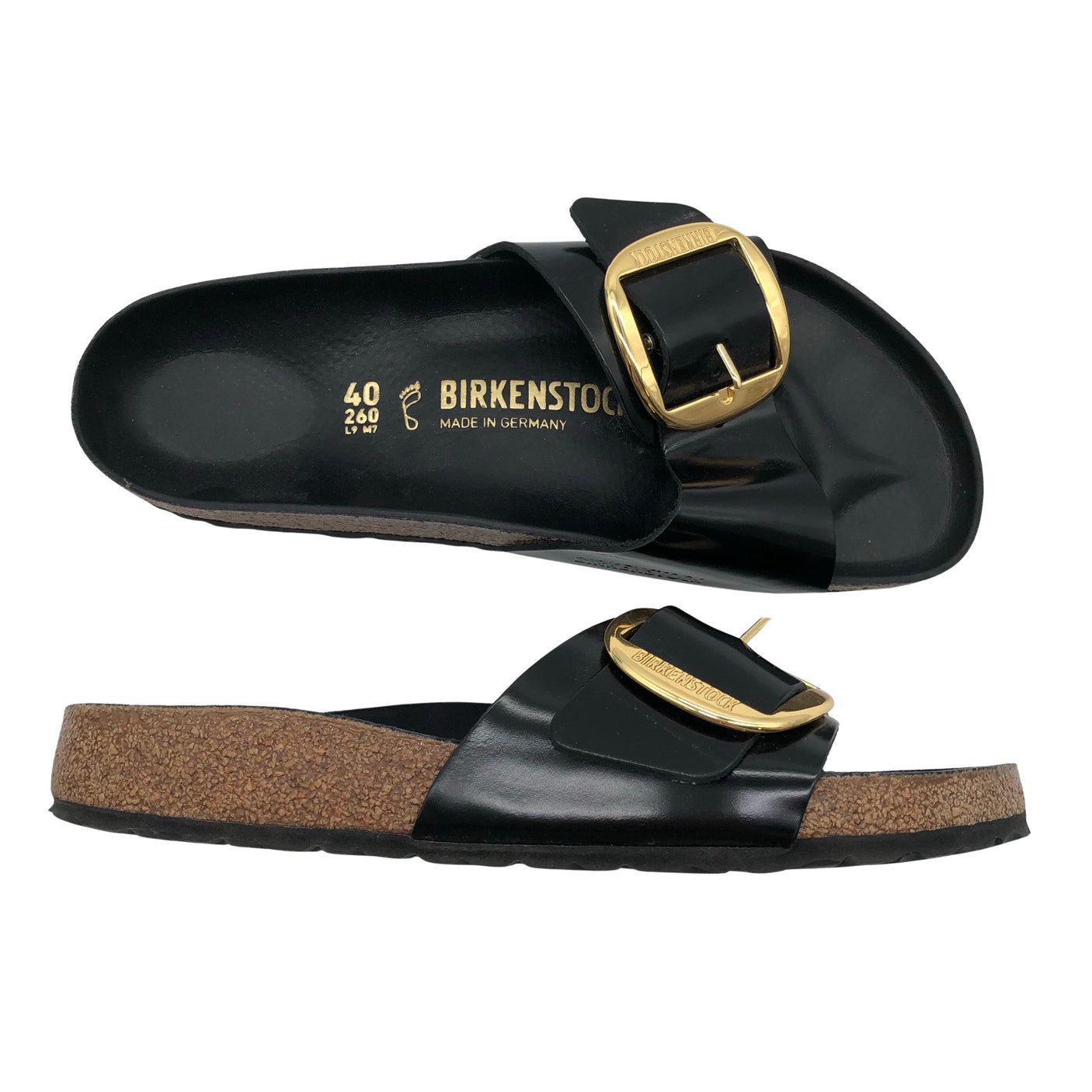 Naisten Birkenstock - Sandaalit, koko 40 - Musta (1)