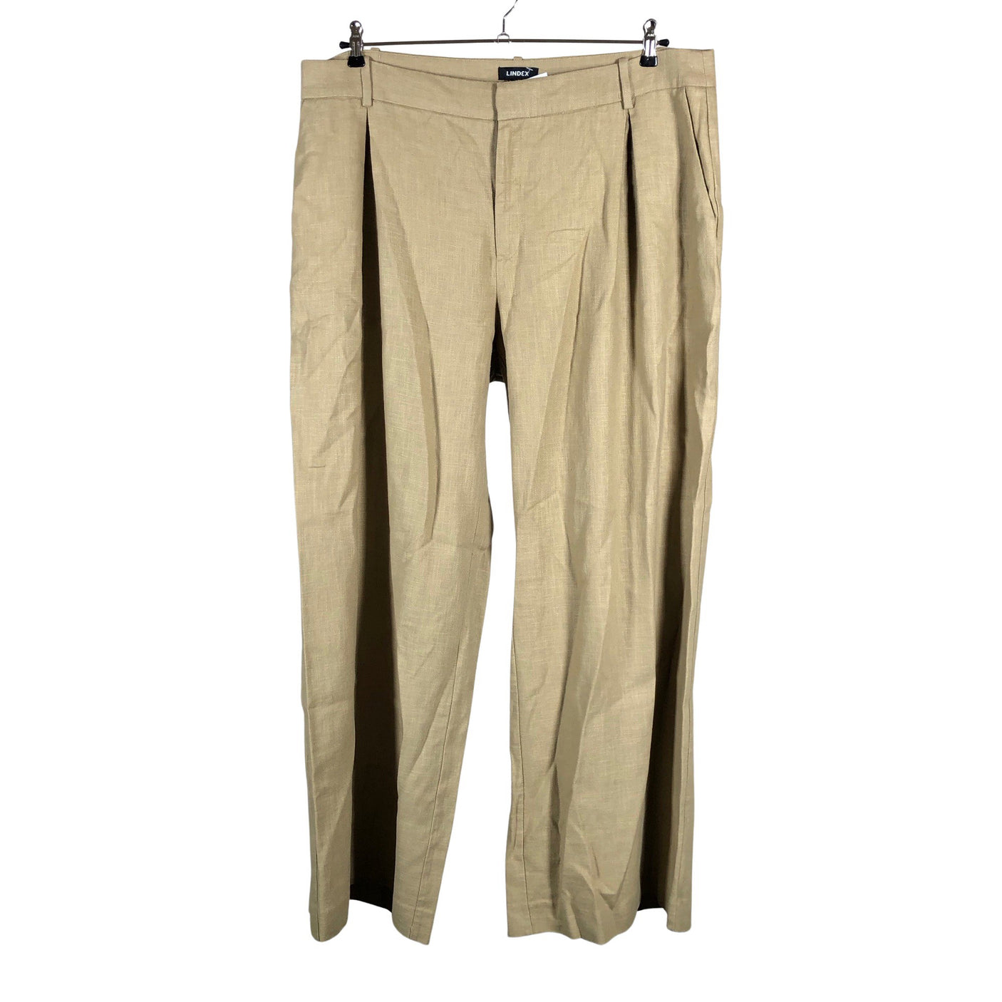 Naisten Lindex - Kangashousut, koko 48 - Beige (1)