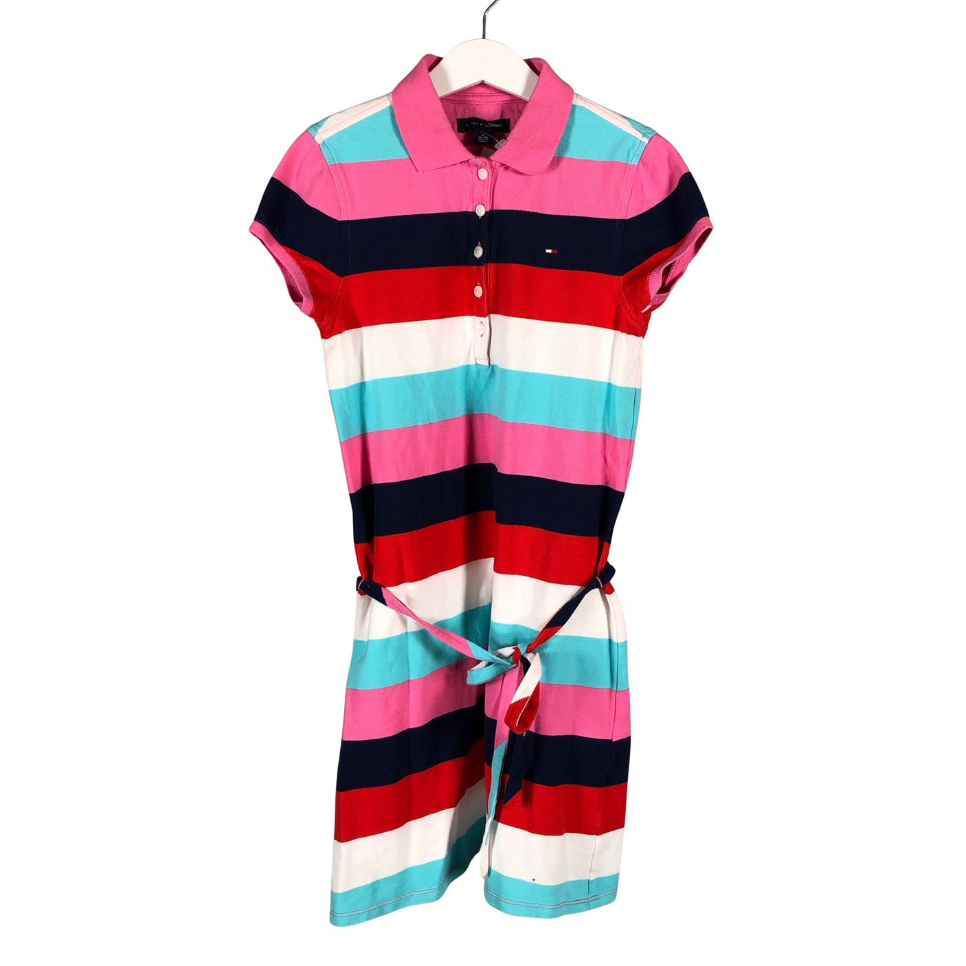 Tyttöjen Tommy Hilfiger - Pikeemekko, koko 134 - 140 - Pinkki (1)