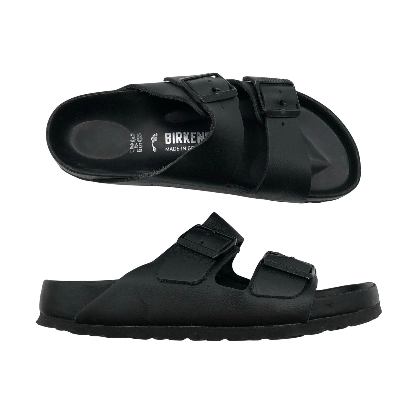 Naisten Birkenstock - Sandaalit, koko 38 - Musta (1)