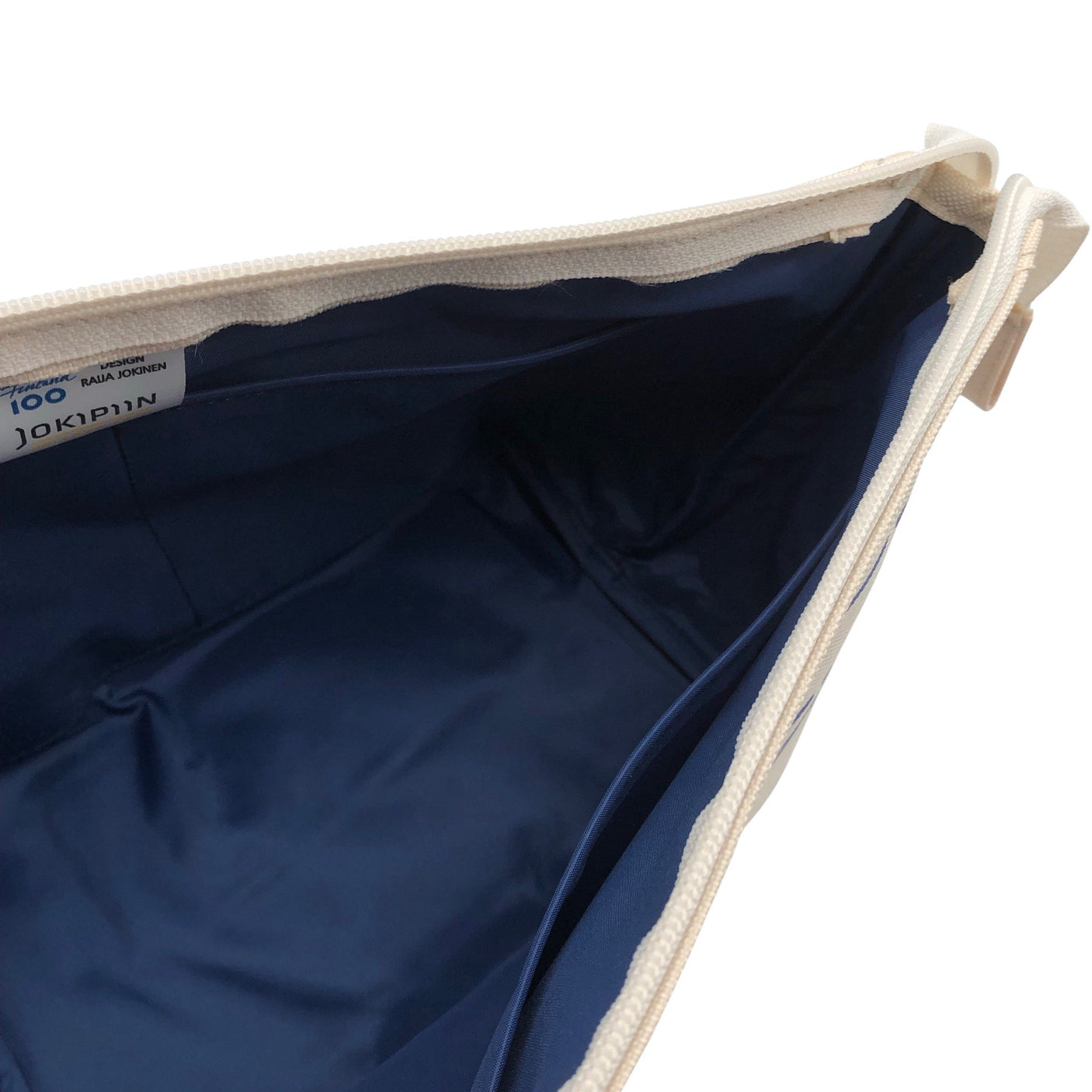 Unisex Jokipiin Pellava - Toilettilaukku, koko Midi - Valkoinen (2)