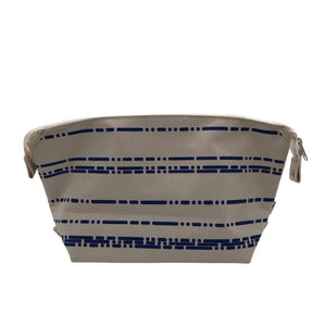 Unisex Jokipiin Pellava - Toilettilaukku, koko Midi - Valkoinen (1)