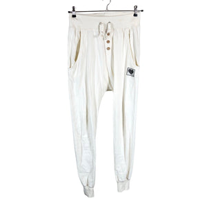 Naisten Blooming - Trikoohousut, koko 38 - Luonnonvalkoinen (1)