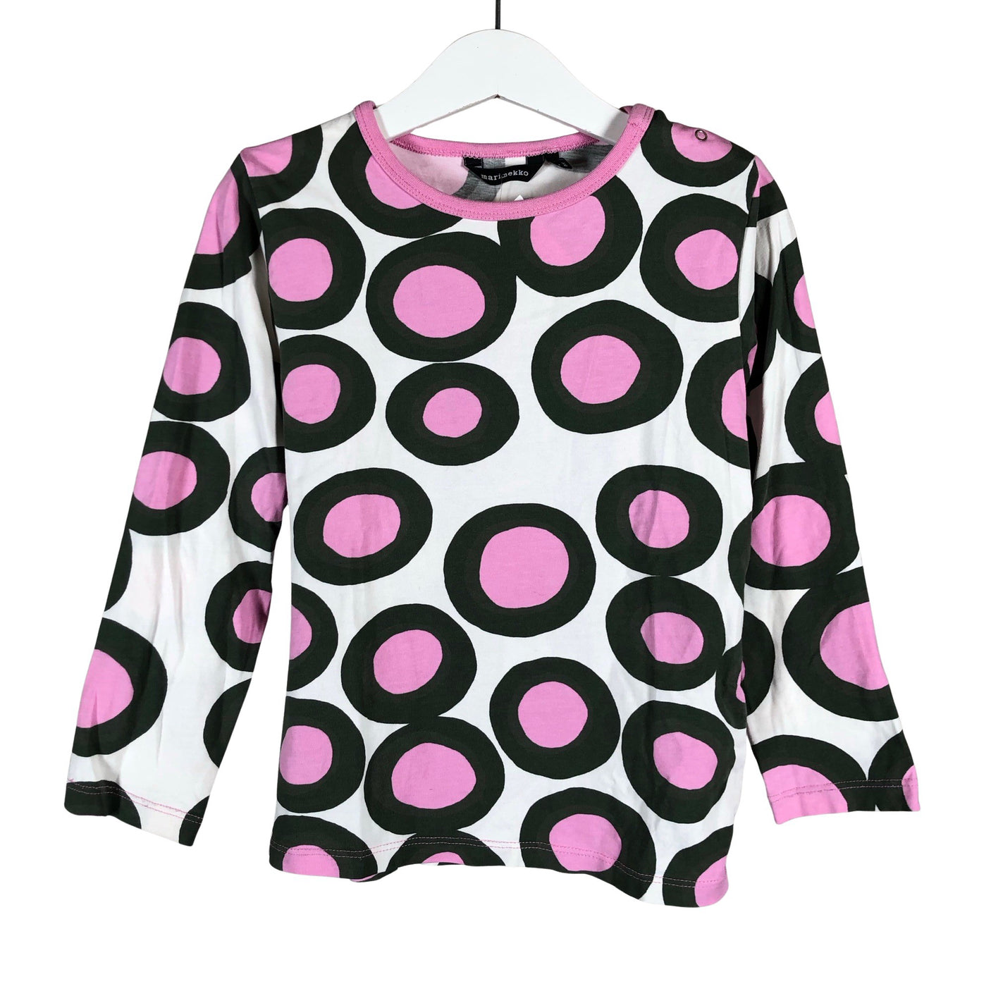 Tyttöjen Marimekko - Trikoopaita, koko 104 - 110 - Valkoinen (1)