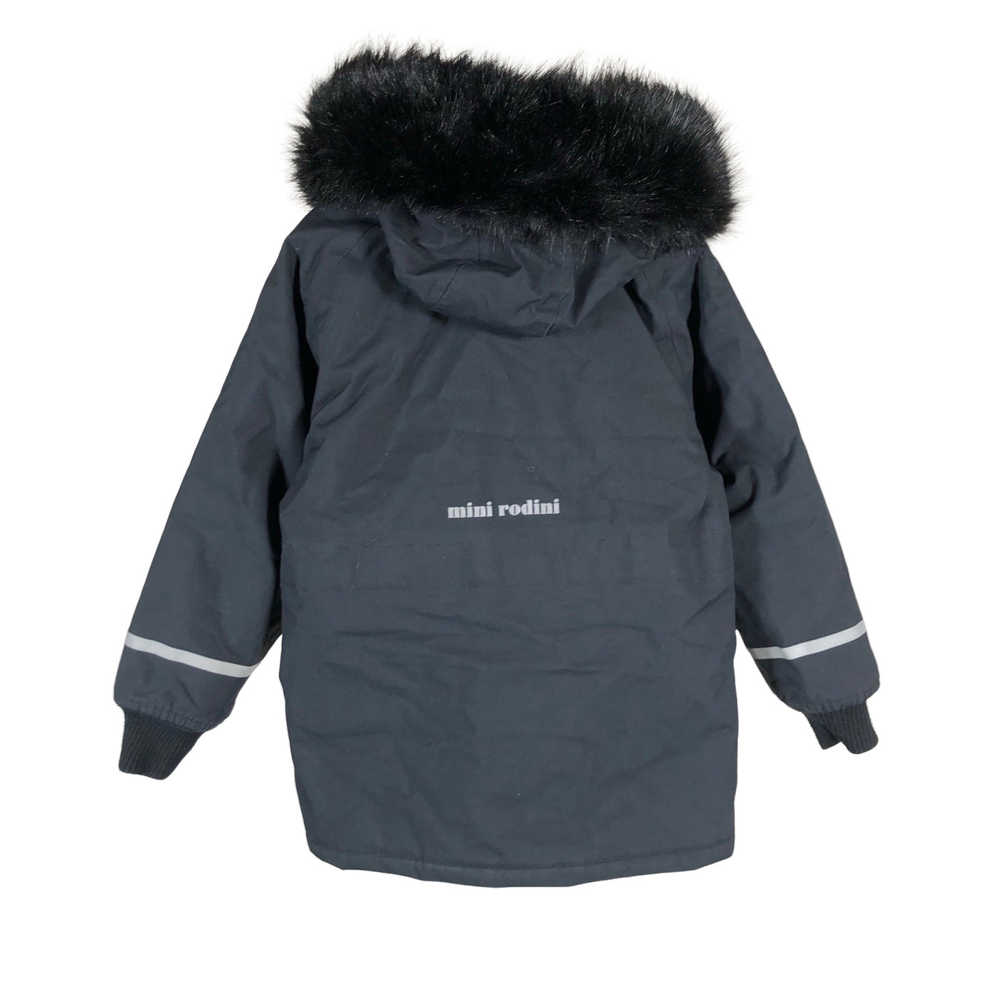 Unisex Mini Rodini - Toppatakki, koko 116 - 122 - Musta (2)