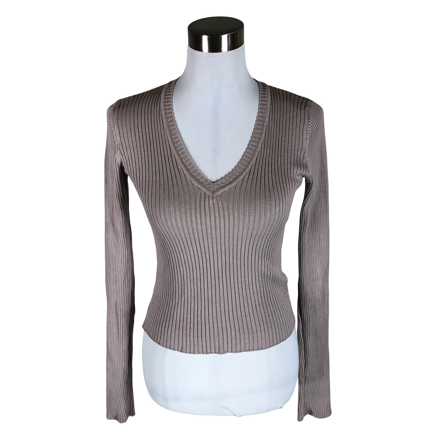 Naisten Brandy Melville - Neulepaita, koko 36 - Harmaa (1)