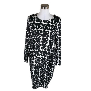 Naisten Marimekko - Trikoomekko, koko 38 - Musta (1)