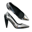 Naisten Alexander McQueen - Juhlakorkokengät, koko 37 - Hopea ()