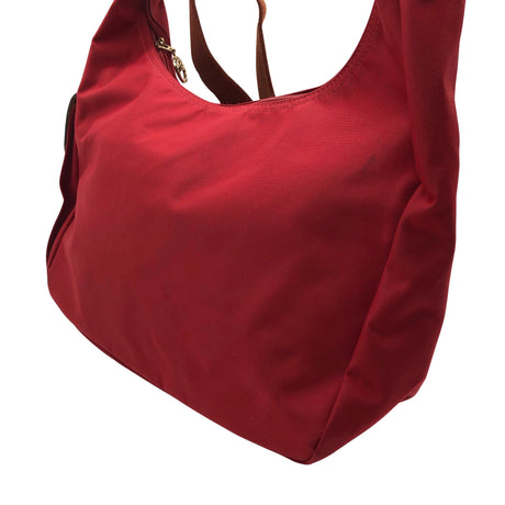 Naisten Longchamp - Käsilaukku, koko Midi - Punainen (2)