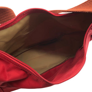 Naisten Longchamp - Käsilaukku, koko Midi - Punainen (3)