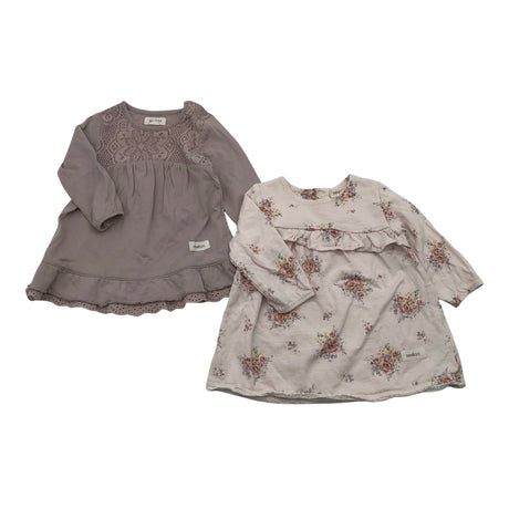 Tyttöjen Newbie - Trikoomekko, koko 56 - 62 - Violetti ()