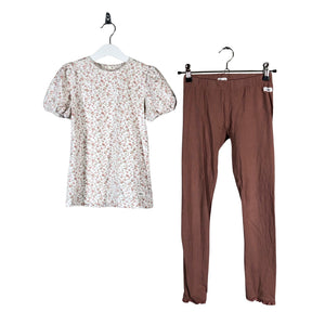 Tyttöjen Newbie - T-paita, koko 122 - 128 - Valkoinen (1)