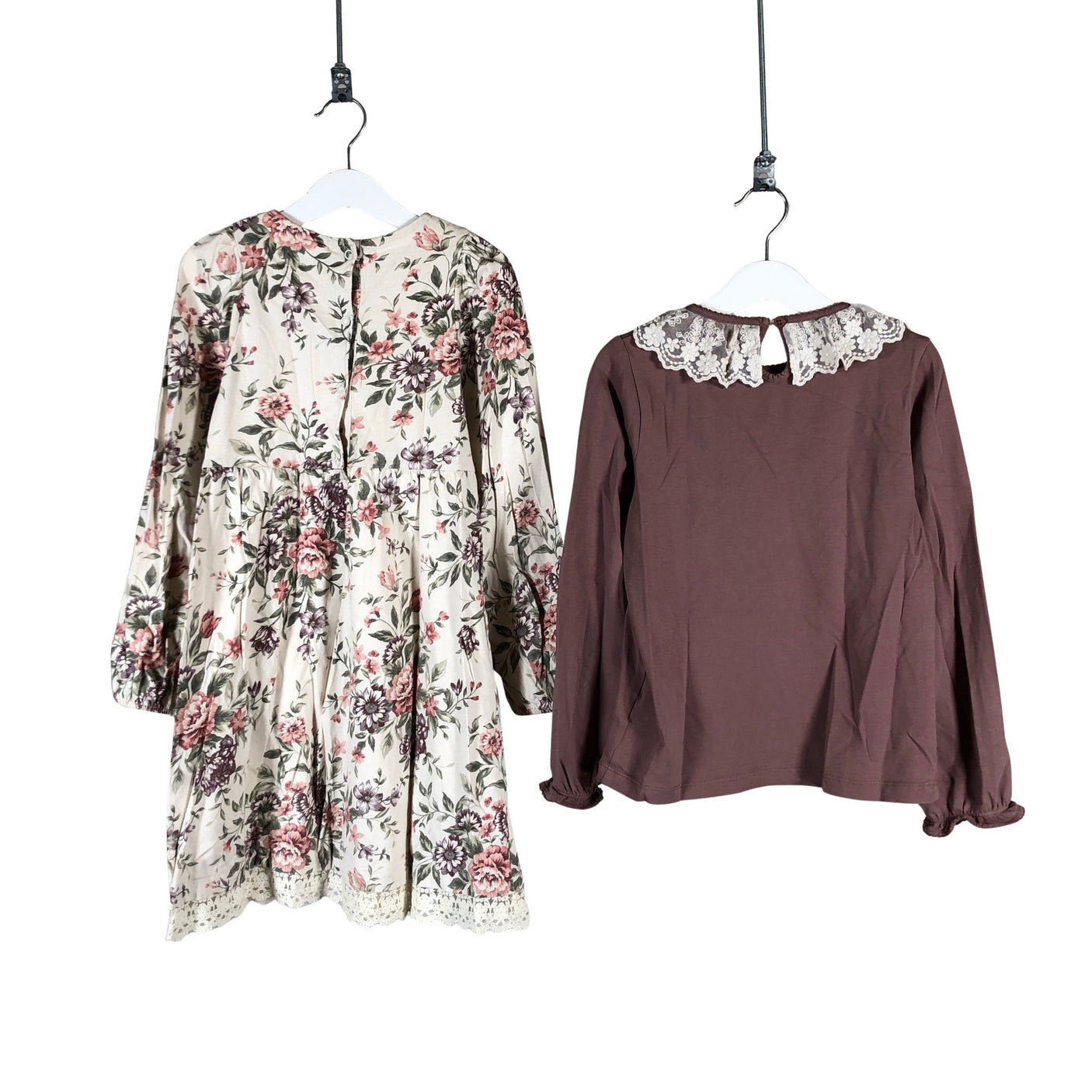 Tyttöjen Newbie - Trikoomekko, koko 122 - 128 - Beige (2)