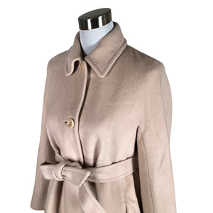 Naisten MaxMara Studio - Villakangastakki, koko 36 - Vaaleanpunainen (3)