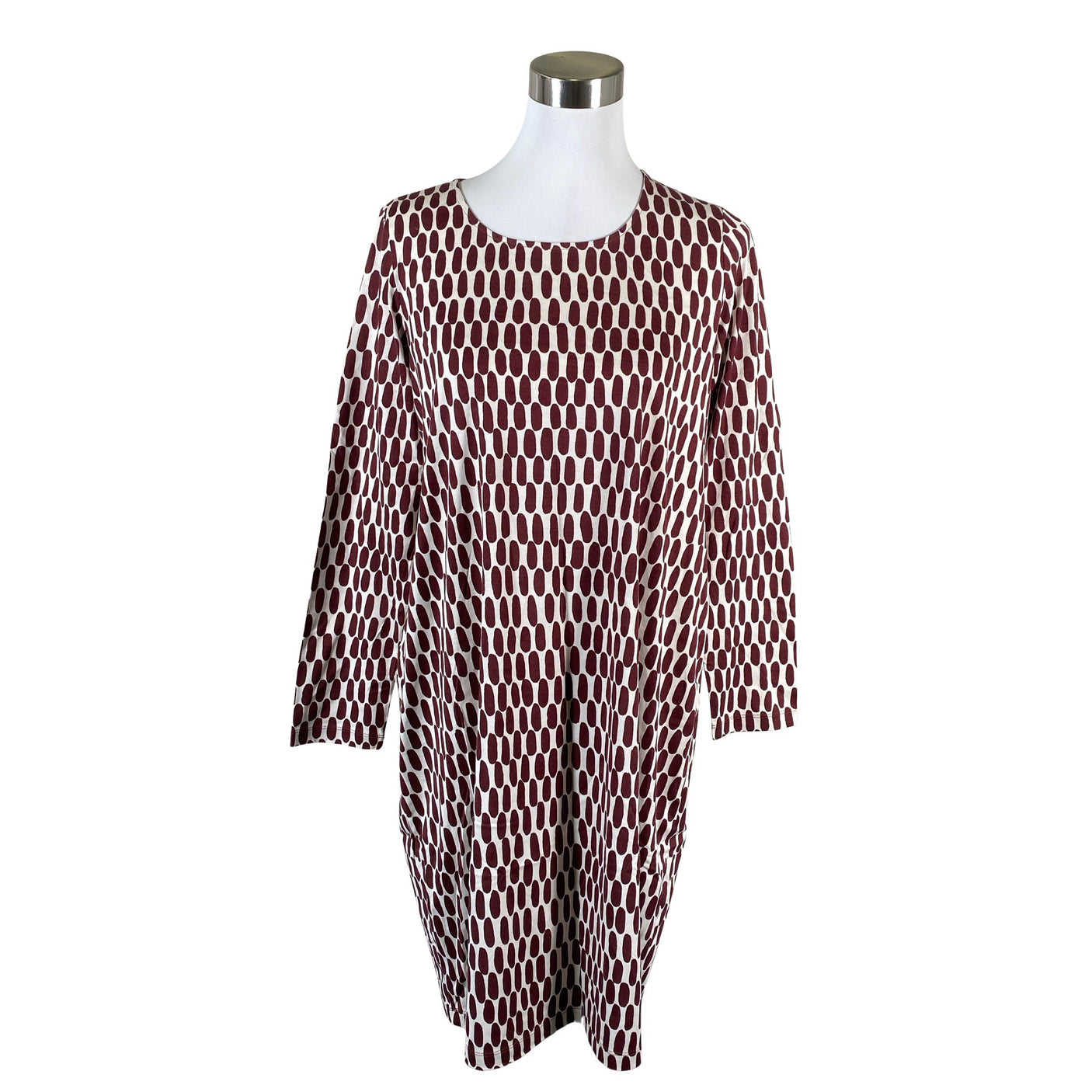 Naisten Marimekko - Trikoomekko, koko 38 - Ruskea (1)
