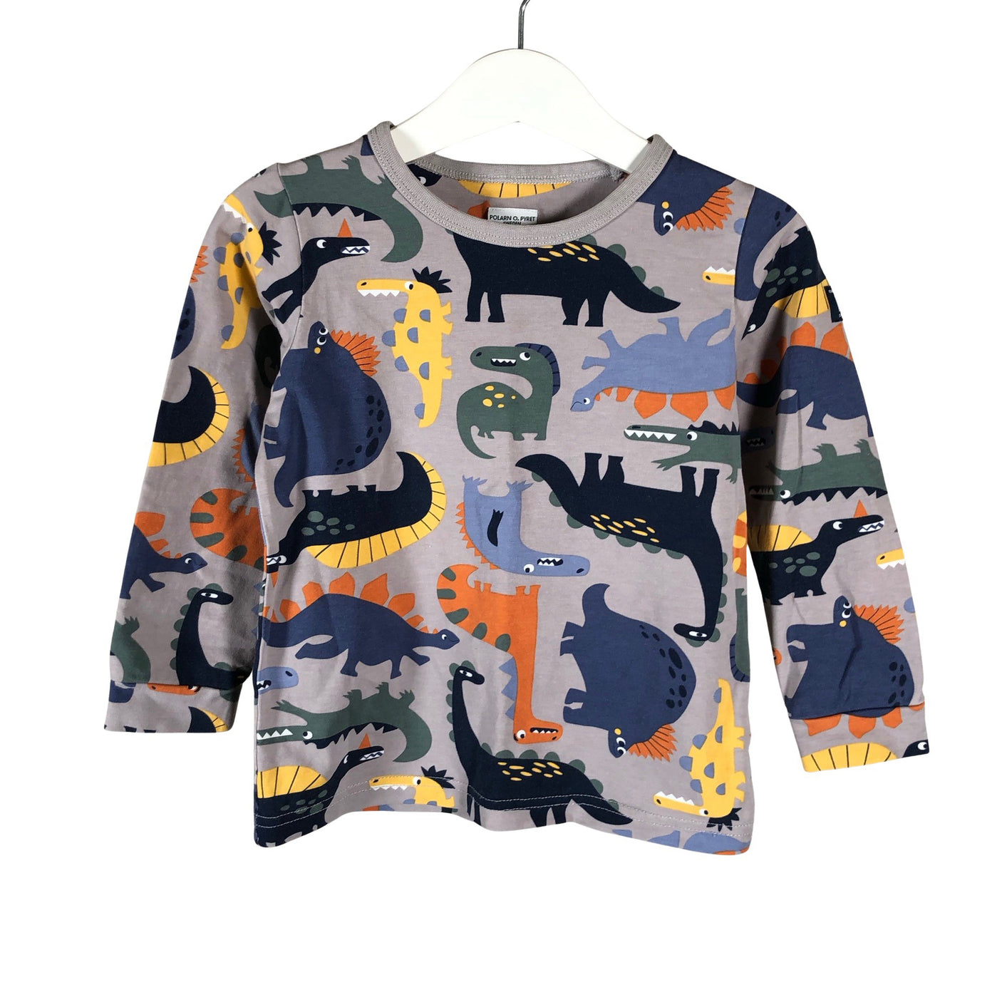 Unisex Polarn O. Pyret - Trikoopaita, koko 92 - 98 - Harmaa (1)