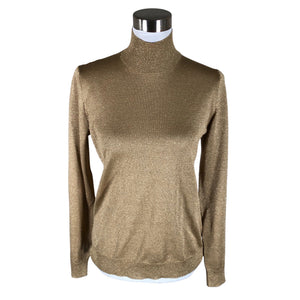 Naisten Massimo Dutti - Neulepaita, koko 38 - Kulta (1)
