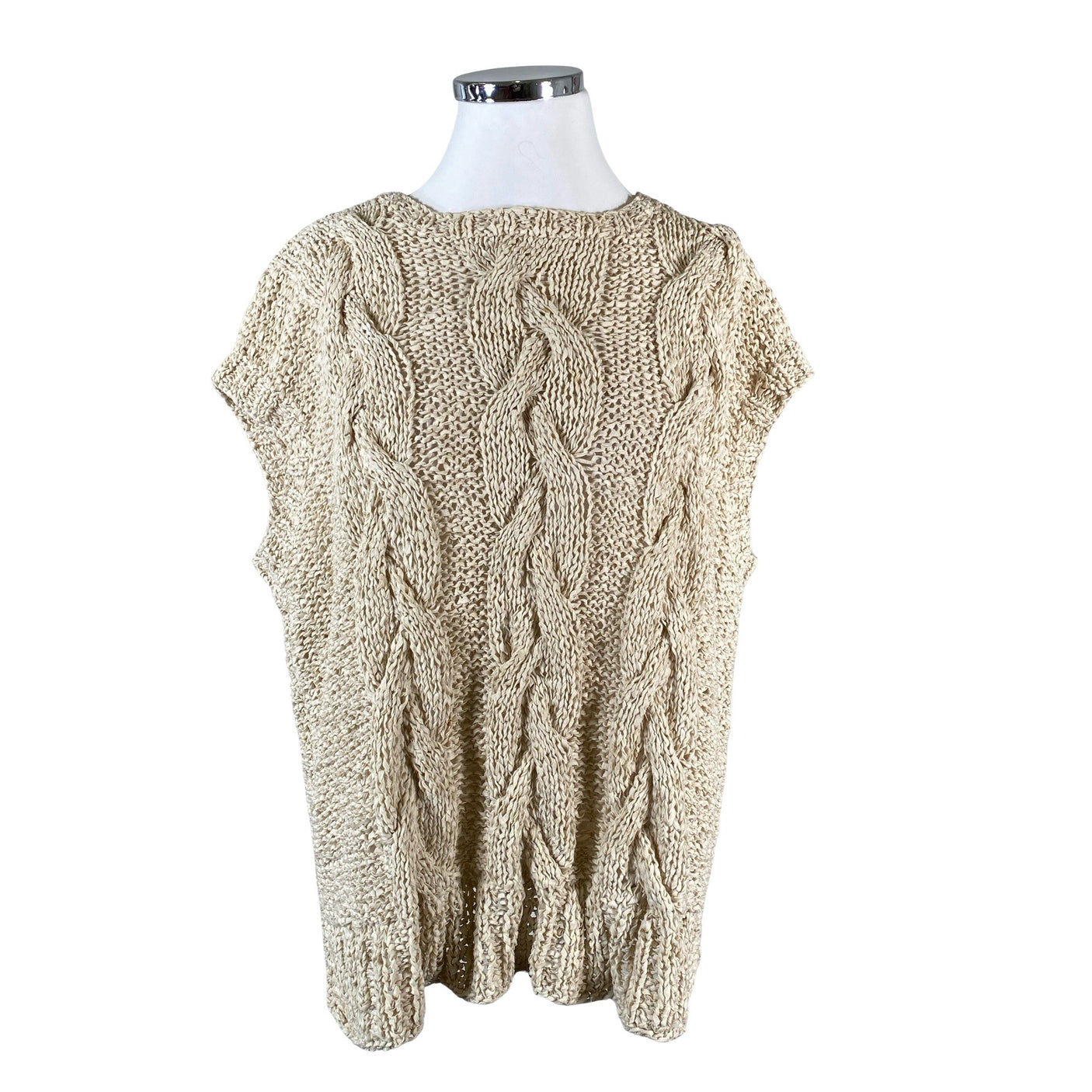 Naisten Handmade - Liivi, koko 44 - Beige (1)