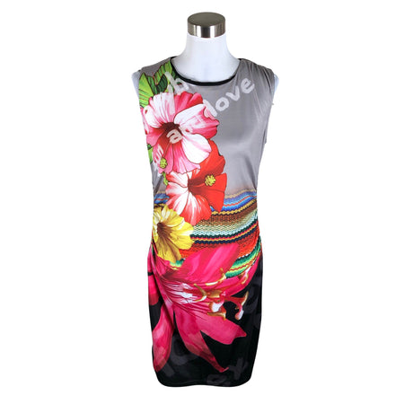 Naisten Desigual - Trikoomekko, koko 40 - Harmaa ()