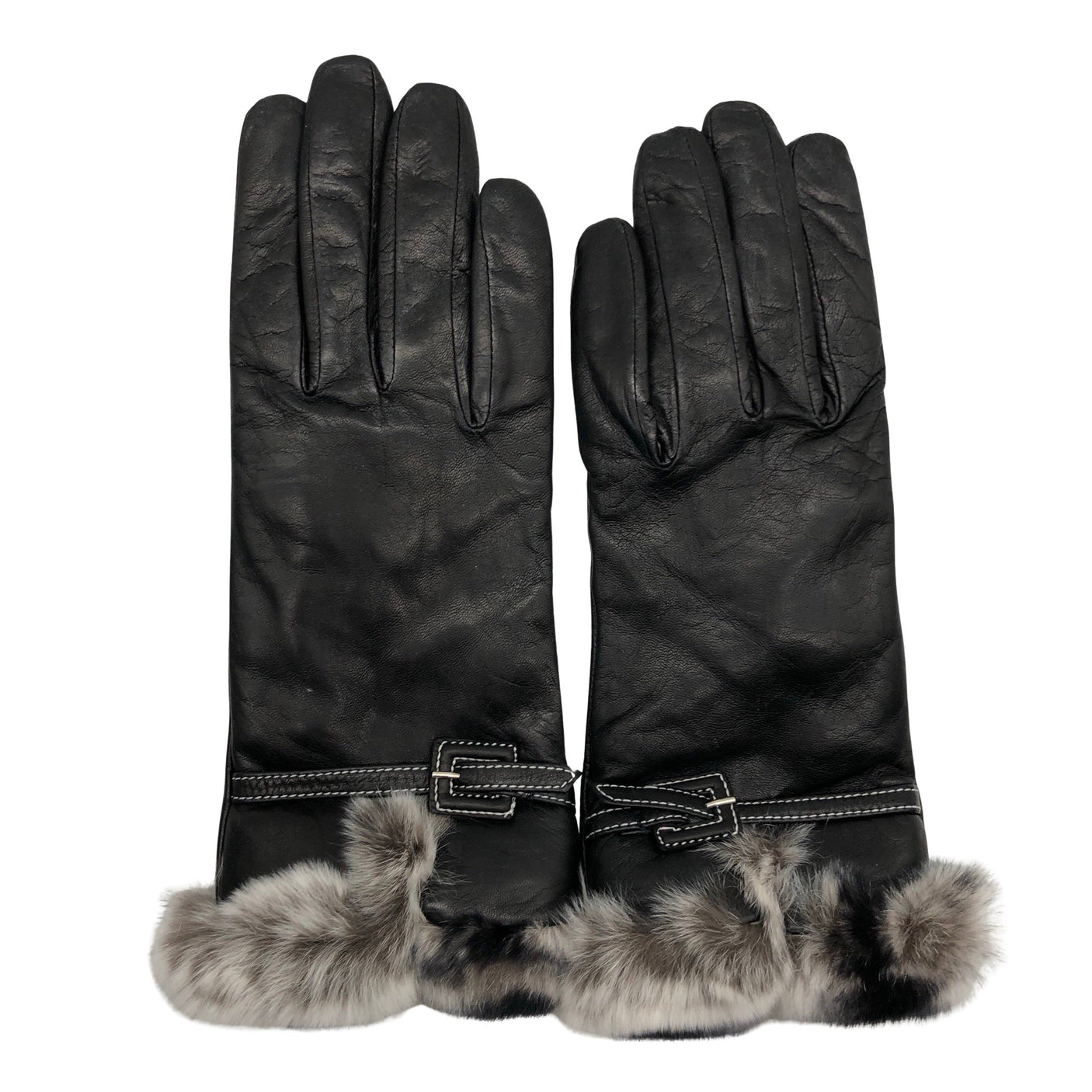 Naisten Sermoneta Gloves - Nahkasormikkaat, koko Ei kokoa - Musta (1)