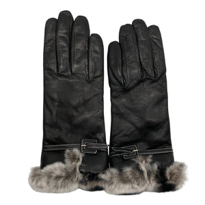 Naisten Sermoneta Gloves - Nahkasormikkaat, koko Ei kokoa - Musta (1)