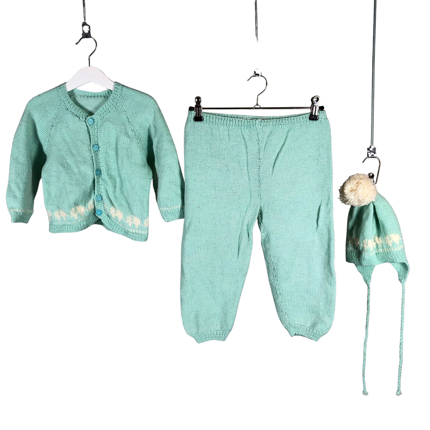 Unisex Handmade - Villa-asu, koko 86 - 92 - Turkoosi (1)