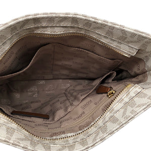 Naisten Michael Kors - Olkalaukku, koko Midi - Beige (3)