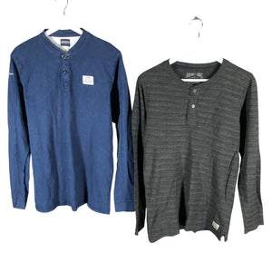 Miesten Jack & Jones - Trikoopaita, koko M - Sininen (1)