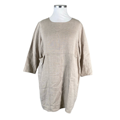 Naisten Bypias - Kangastunika, koko 44 - Beige ()