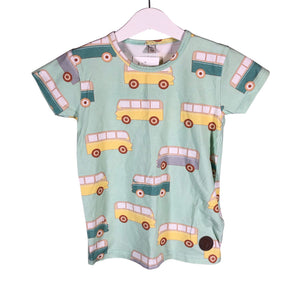 Unisex Blaa - T-paita, koko 110 - 116 - Turkoosi (1)