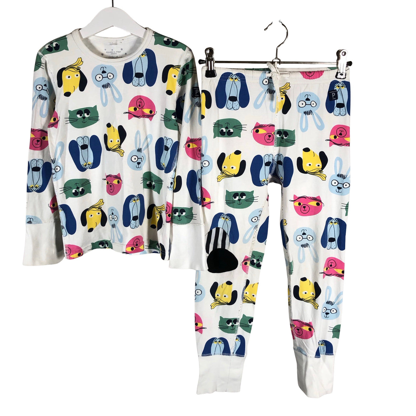 Unisex Polarn O. Pyret - Yöasu, koko 110 - 116 - Valkoinen (1)