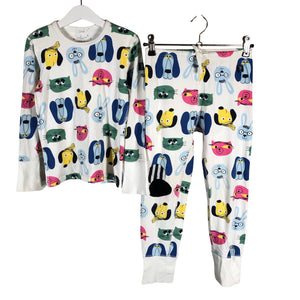 Unisex Polarn O. Pyret - Yöasu, koko 110 - 116 - Valkoinen (1)