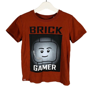 Unisex Lego - T-paita, koko 116 - 122 - Ruskea (1)