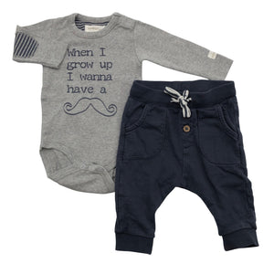 Unisex Newbie - Collegehousut, koko 50 - 56 - Sininen (1)