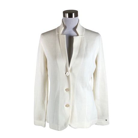 Naisten Boomerang - Neuletakki, koko 40 - Luonnonvalkoinen ()