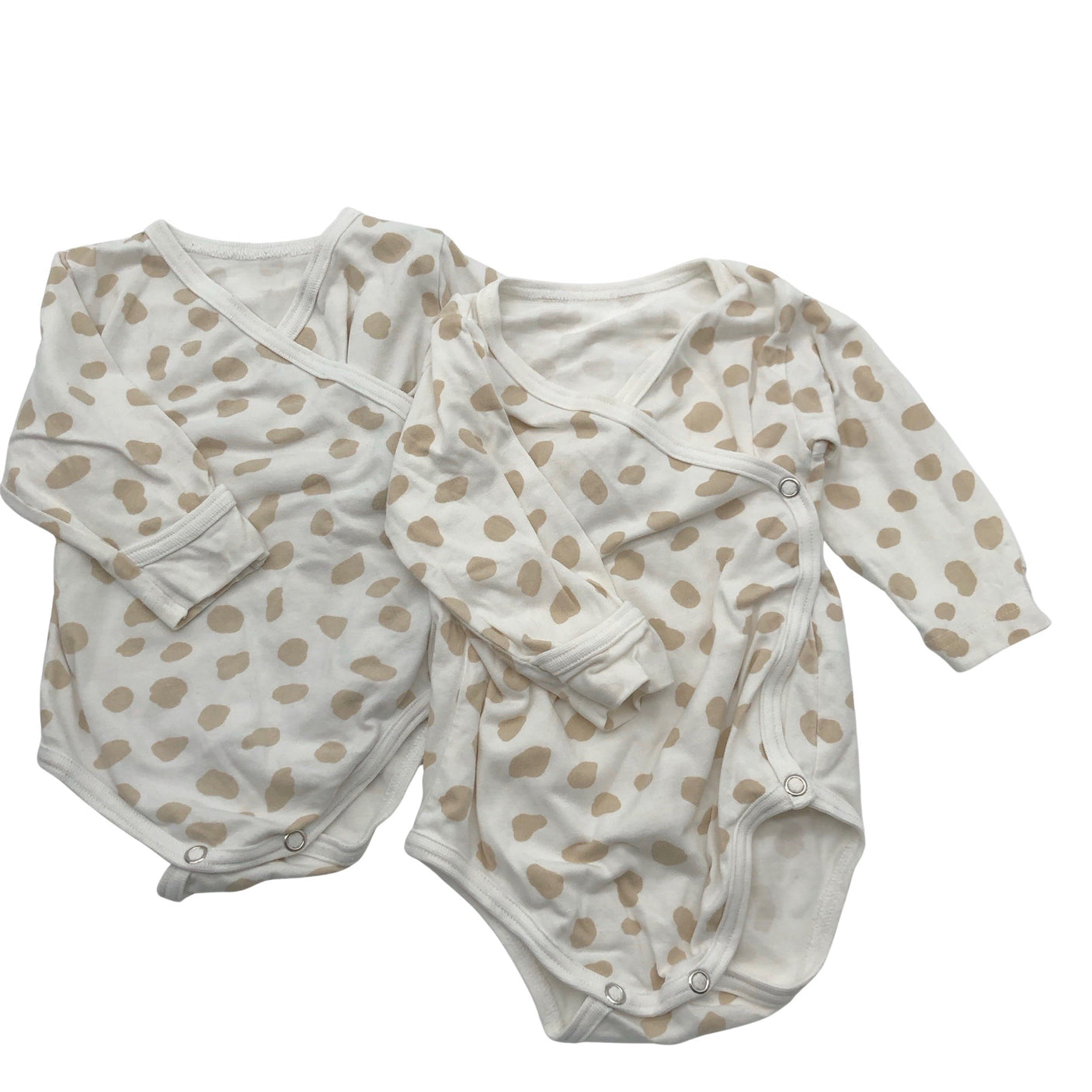 Unisex Pikkuset - Kietaisubody, koko 50 - 56 - Valkoinen (1)