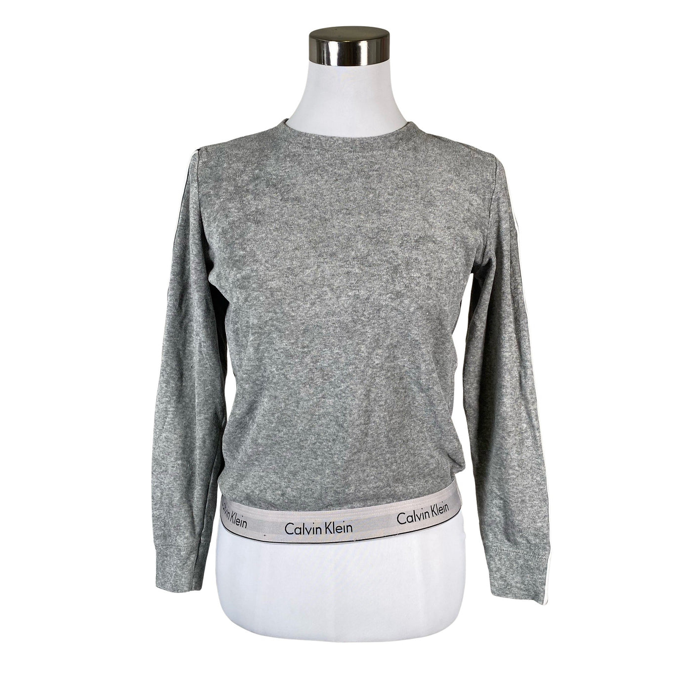 Naisten Calvin Klein - Collegepaita, koko 34 - Harmaa (1)