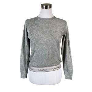 Naisten Calvin Klein - Collegepaita, koko 34 - Harmaa (1)