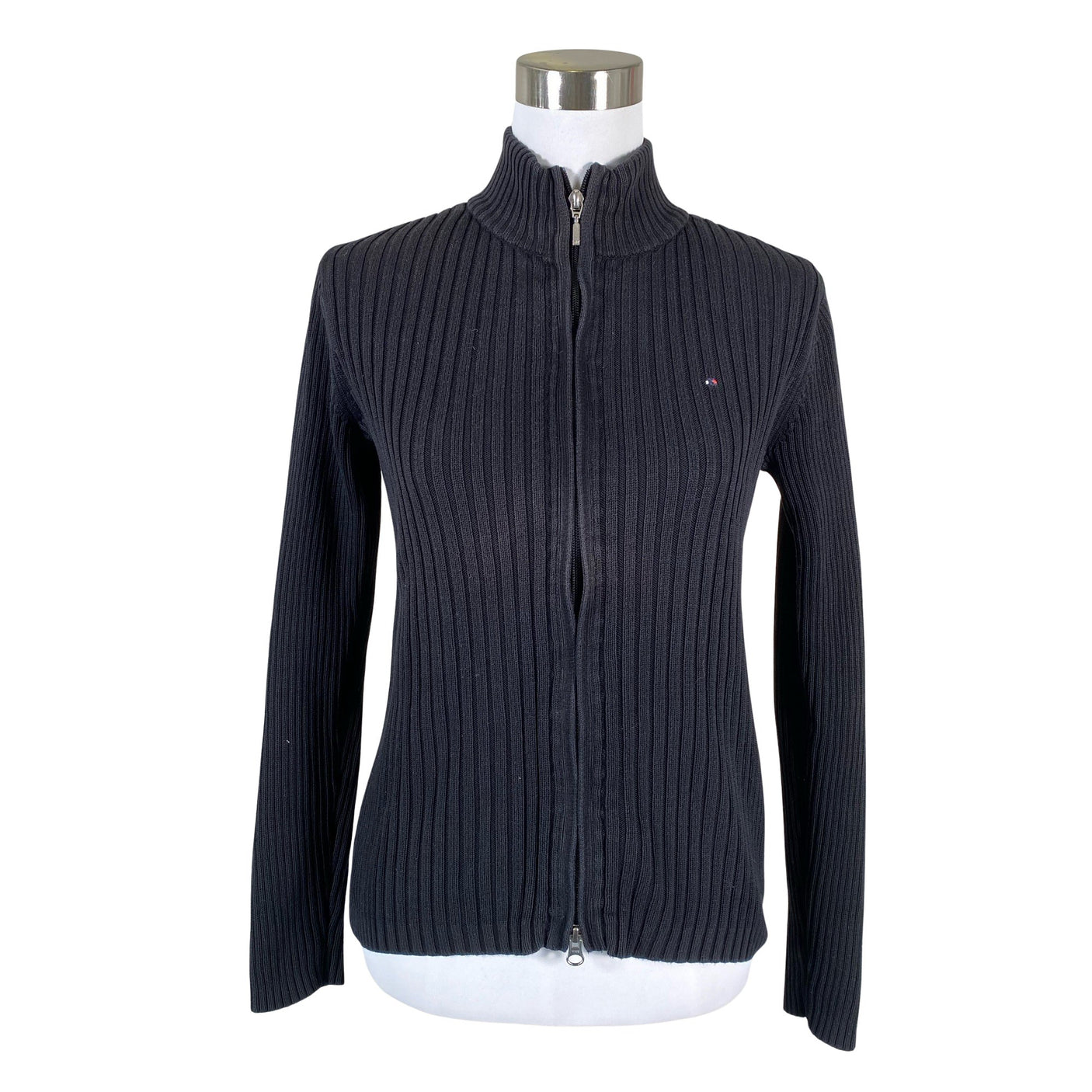 Naisten Tommy Hilfiger - Neuletakki, koko 38 - Musta (1)