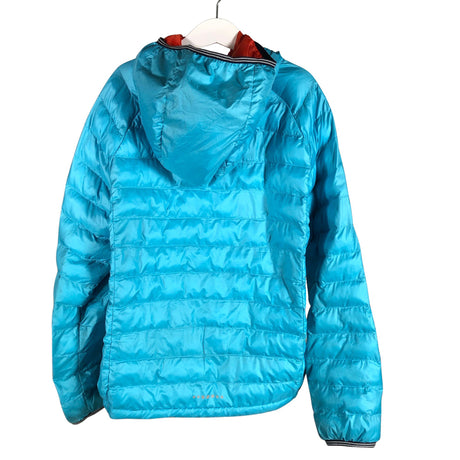 Unisex Uniqlo - Kevyttoppatakki, koko 146 - 152 - Turkoosi (2)