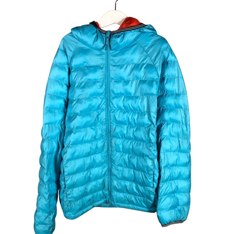 Unisex Uniqlo - Kevyttoppatakki, koko 146 - 152 - Turkoosi ()