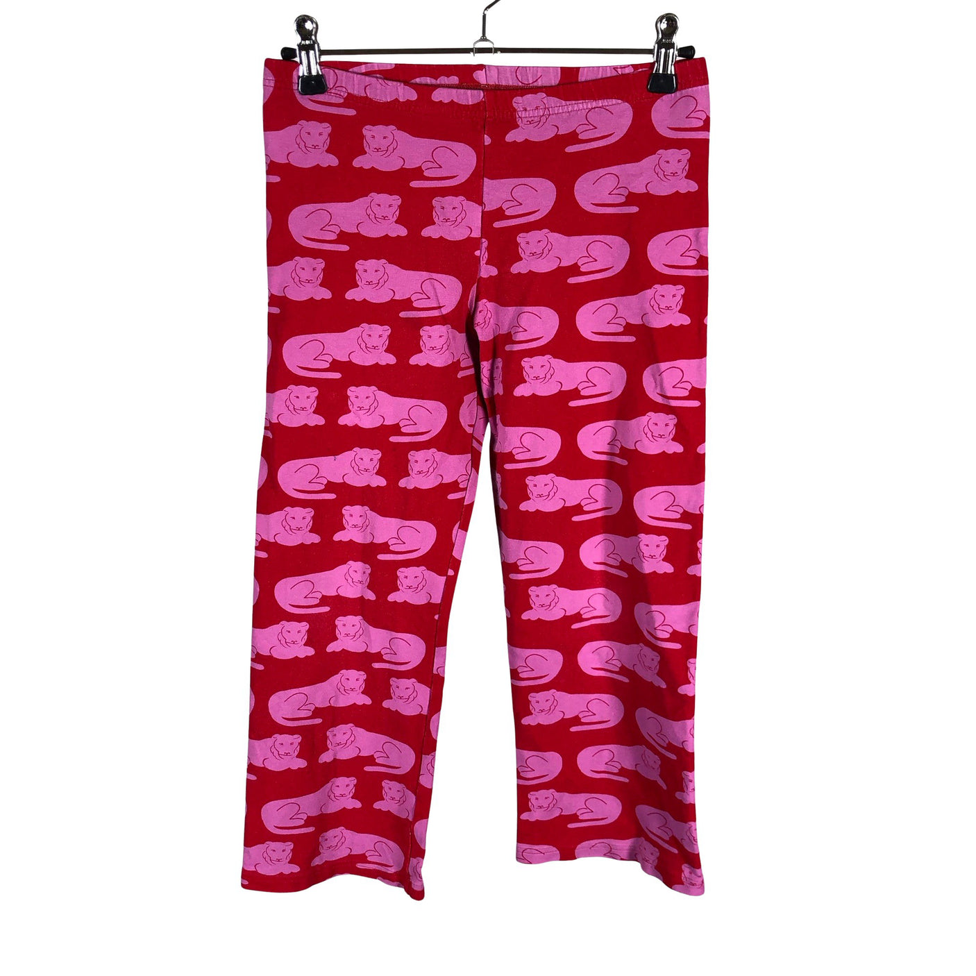 Tyttöjen Marimekko - Trikoohousut, koko 128 - 134 - Punainen (1)