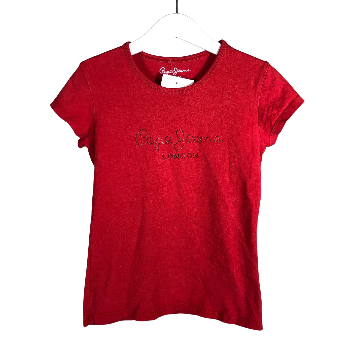 Tyttöjen Pepe Jeans - T-paita, koko 128 - 134 - Punainen (1)