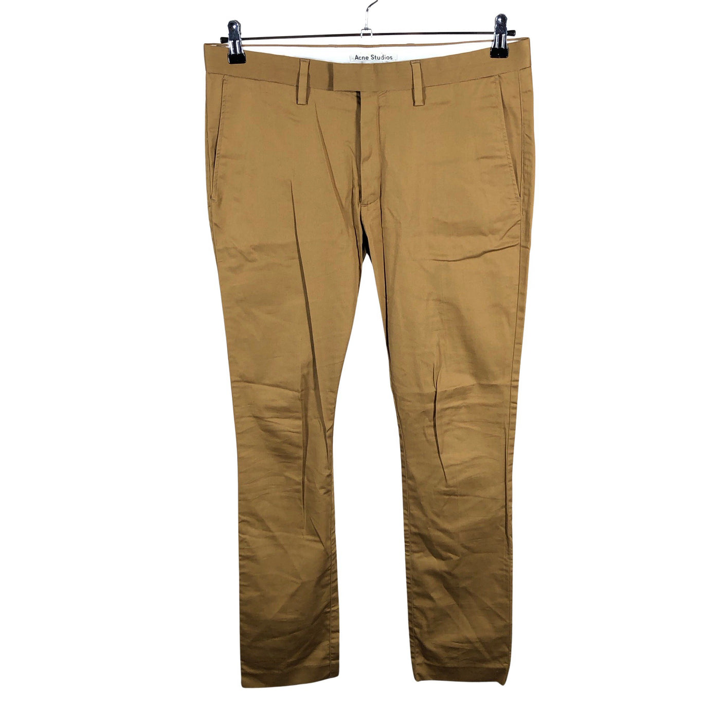 Miesten Acne Studios - Kangashousut, koko M - Ruskea (1)