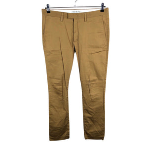 Miesten Acne Studios - Kangashousut, koko M - Ruskea (1)