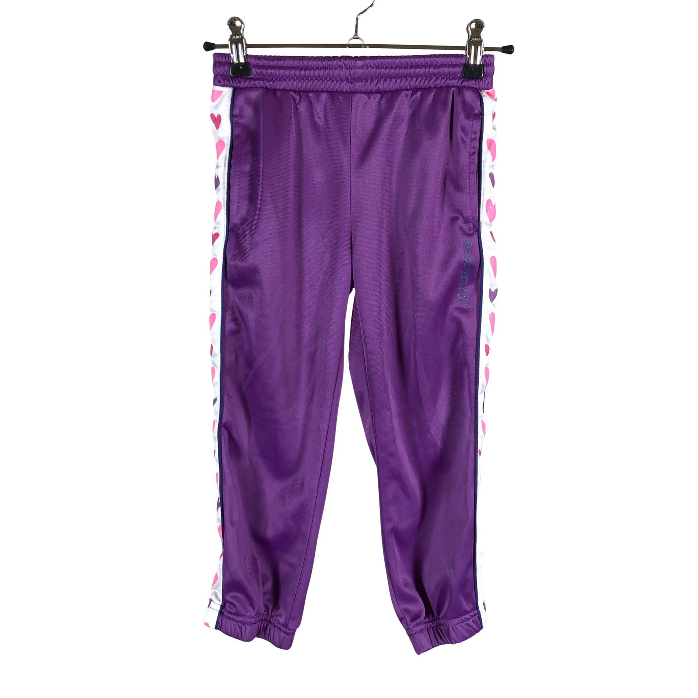 Tyttöjen Chili - Verryttelyhousut, koko 104 - 110 - Violetti (1)