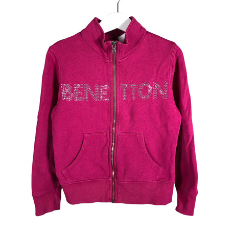 Tyttöjen Benetton - Svetari, koko 116 - 122 - Pinkki ()