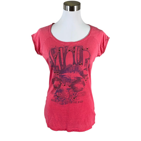 Naisten Guess - T-paita, koko 40 - Pinkki ()