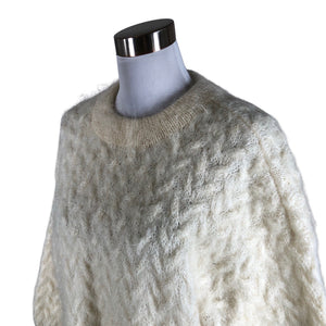 Naisten Handmade - Neulepaita, koko 40 - Luonnonvalkoinen (3)